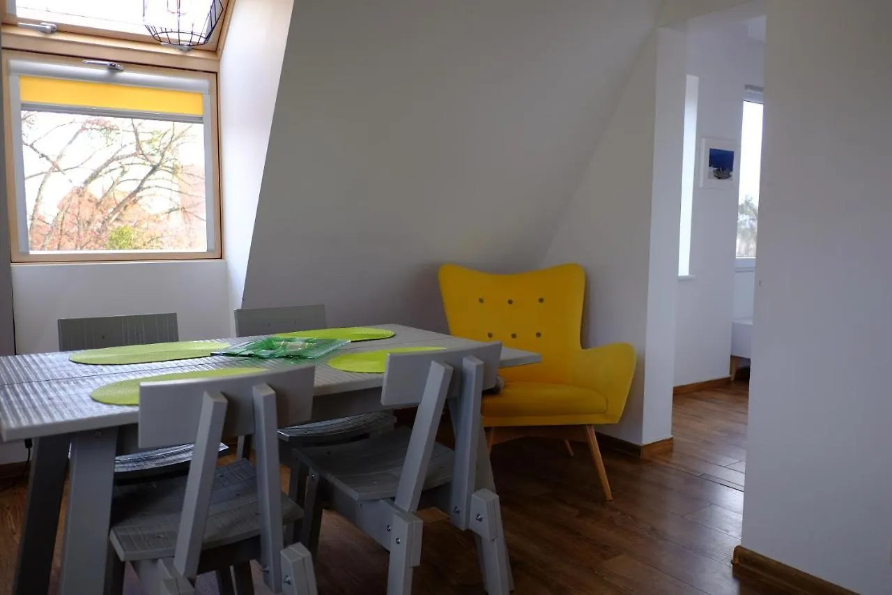 2Sopot, Apartament Słoneczne Poddasze przy parku, molo i placu zabaw Sopot